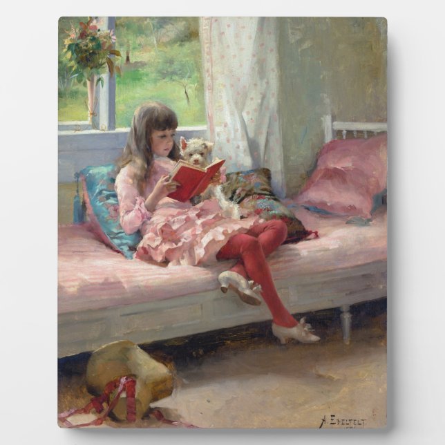 Albert Edelfelt - Gute Freunde Fotoplatte (Vorderseite)