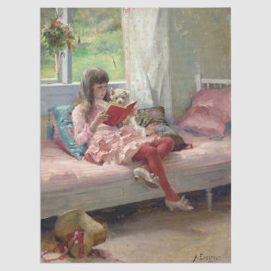 Albert Edelfelt - Gute Freunde Seidenpapier