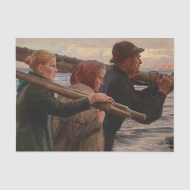 Albert Edelfelt - Im Äußeren Archipel Seidenpapier (Vorderseite)