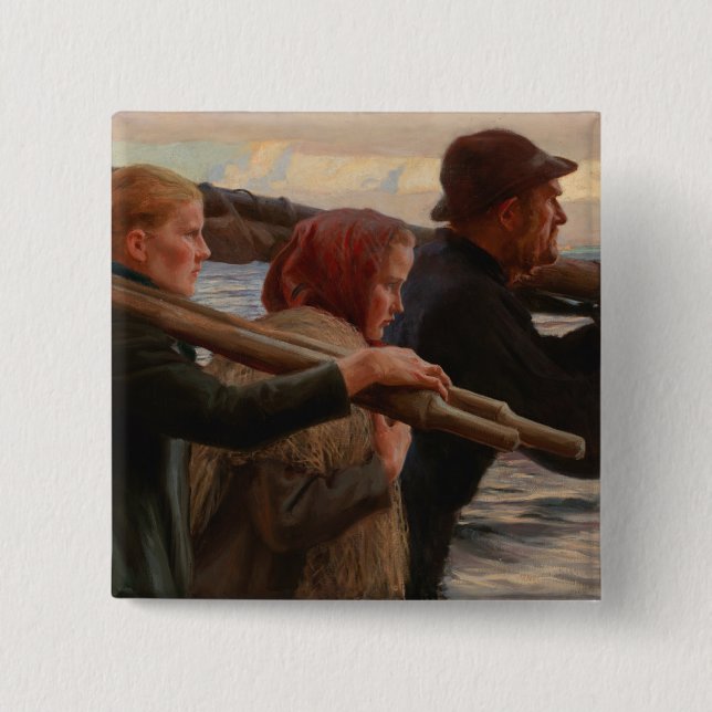 Albert Edelfelt - Im äußeren Schärengarten Button (Vorderseite)