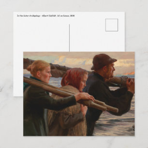 Albert Edelfelt - Im äußeren Schärengarten Postkarte