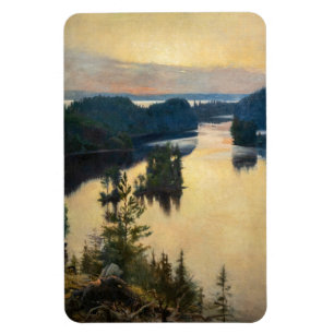 Albert Edelfelt - Kaukola-Höhenrücken bei Sonnenun Magnet