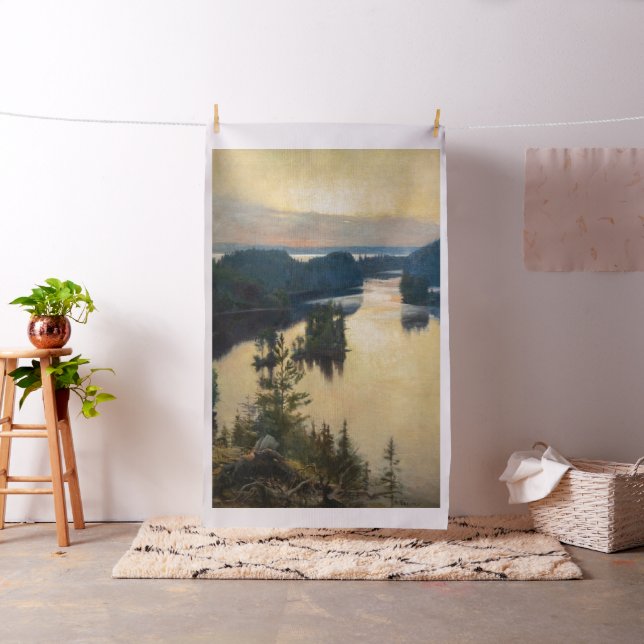 Albert Edelfelt - Kaukola Ridge at Sunset Stoff (Beispiel)