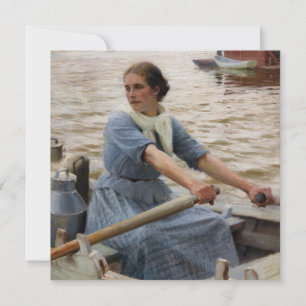 Albert Edelfelt - La Laitiere Einladung