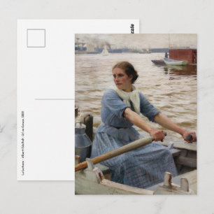 Albert Edelfelt - La Laitiere Postkarte