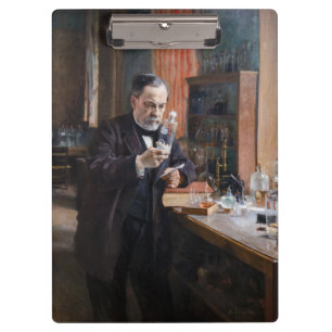 Albert Edelfelt - Portrait von Louis Pasteur Klemmbrett