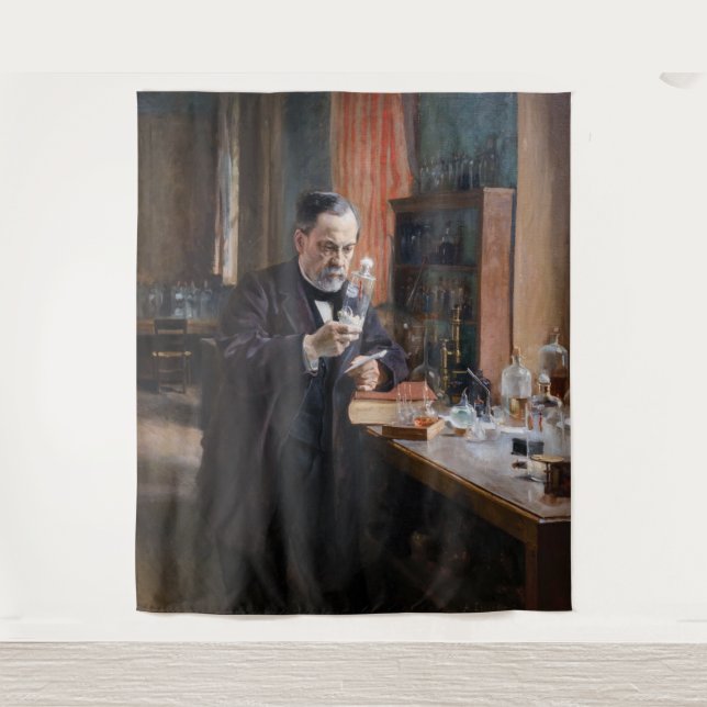 Albert Edelfelt - Portrait von Louis Pasteur Wandteppich (Vorderseite)