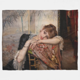 Albert Edelfelt - The Parisienne / Virginie Fleecedecke