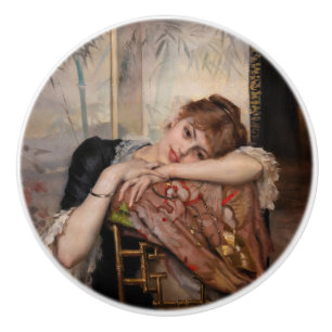 Albert Edelfelt - The Parisienne / Virginie Keramikknauf