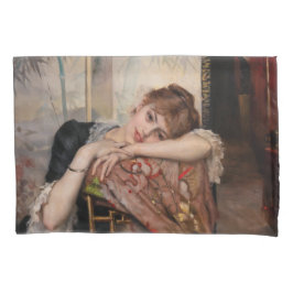 Albert Edelfelt - The Parisienne / Virginie Kissenbezug