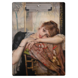 Albert Edelfelt - The Parisienne / Virginie Klemmbrett