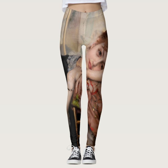 Albert Edelfelt - The Parisienne / Virginie Leggings (Vorderseite)