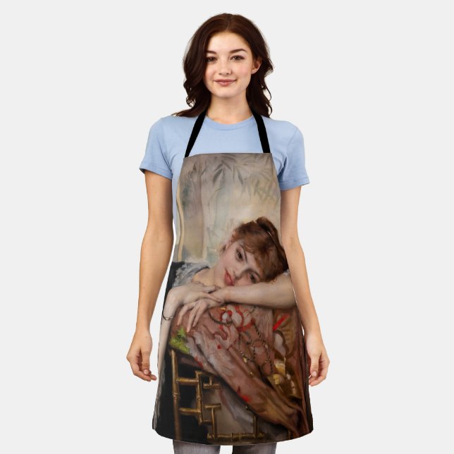 Albert Edelfelt - The Parisienne / Virginie Schürze (Getragen)