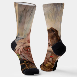 Albert Edelfelt - The Parisienne / Virginie Socken
