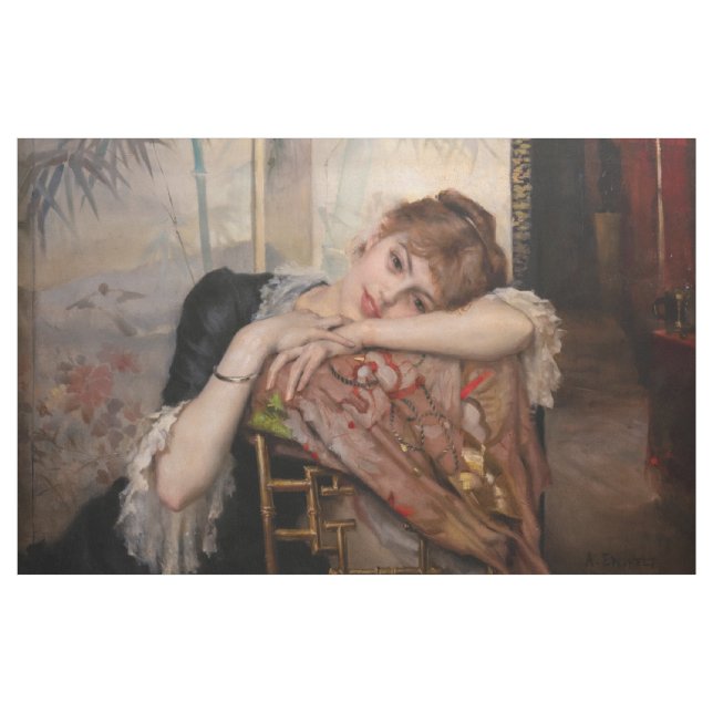 Albert Edelfelt - The Parisienne / Virginie Stoff (Yard (91,4 cm))