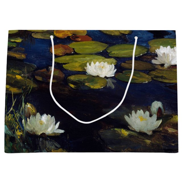 Albert Edelfelt - Water Lilies, Studie Große Geschenktüte (Vorderseite)