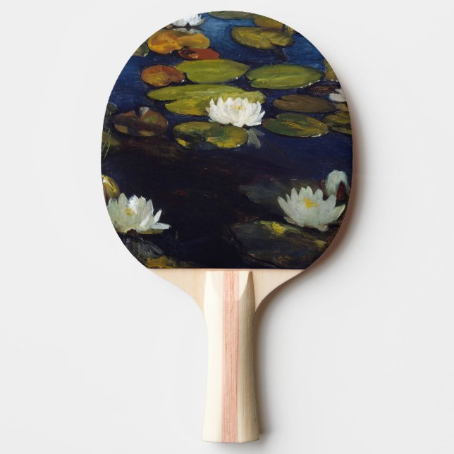 Albert Edelfelt - Water Lilies, Studie Tischtennis Schläger (Vorderseite)