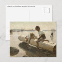 Albert Edelfelt - Zwei Jungs im Protokoll