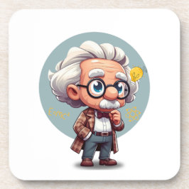 Albert Einstein 2 Getränkeuntersetzer