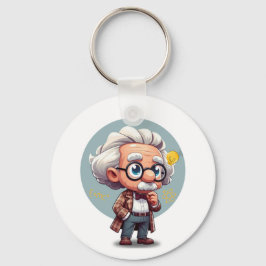 Albert Einstein 2 Schlüsselanhänger