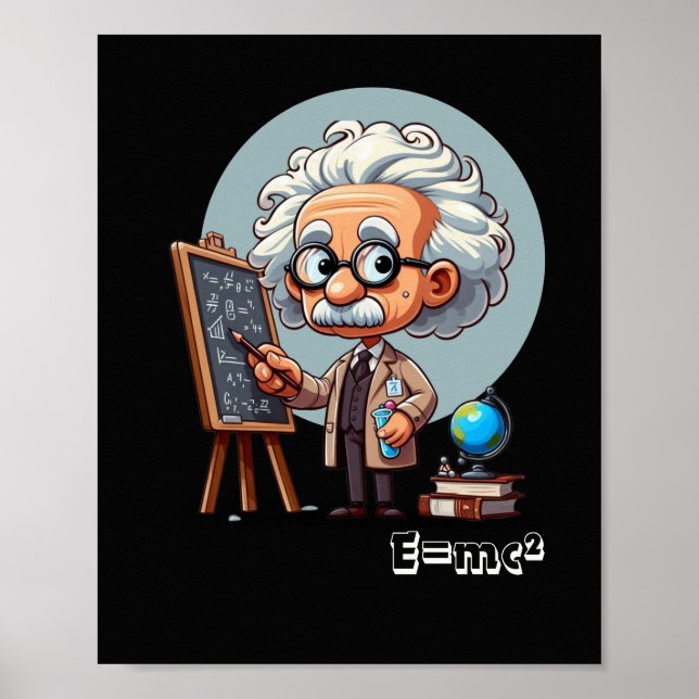 Albert Einstein Poster (Vorne)