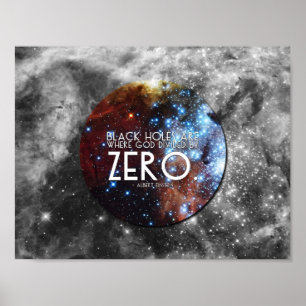 Albert Einstein Quote Poster