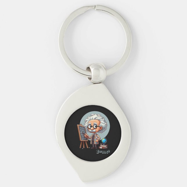 Albert Einstein Schlüsselanhänger (Vorderseite)