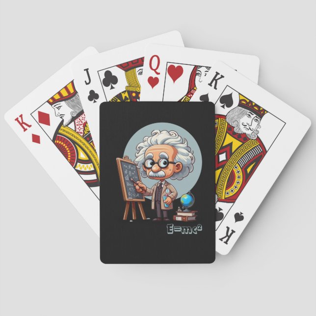 Albert Einstein   Spielkarten (Rückseite)