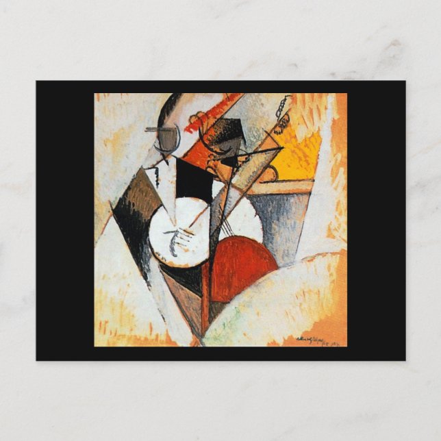 Albert Gleizes, Komposition pour Jazz Art Vintag Postkarte (Vorderseite)