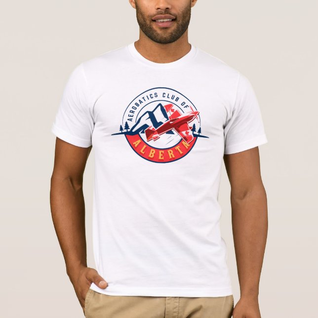Albert-Kunstfliegen-Kreis-Emblemlogo T-Shirt (Vorderseite)