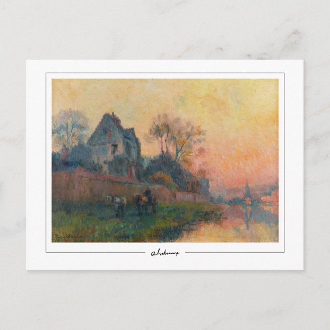 Albert Lebourg #47 - Fine Art Postcard Postkarte (Vorderseite)