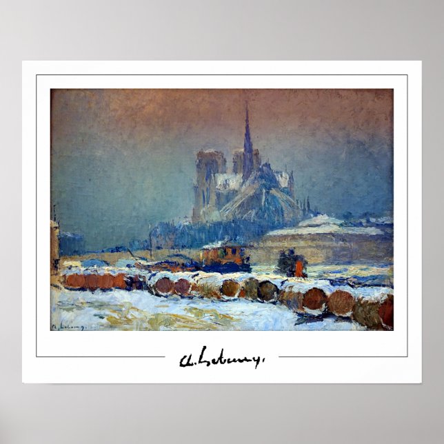 Albert Lebourg Zedign Art Poster #78 (Vorne)