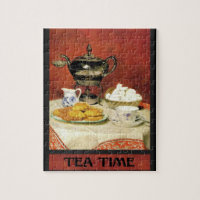 Albert Samuel Anker ~ Tea Time Postcard