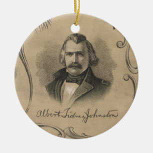 Albert Sidney Johnston Keramik Ornament