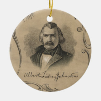 Albert Sidney Johnston Keramik Ornament