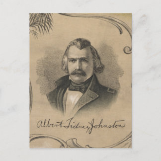 Albert Sidney Johnston Postkarte