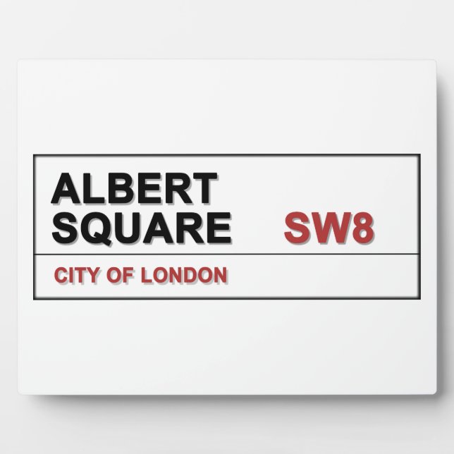 Albert Square London England Fotoplatte (Vorderseite)