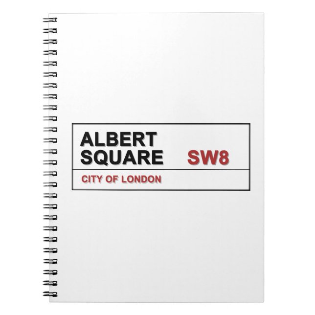 Albert Square London England Notizblock (Vorderseite)