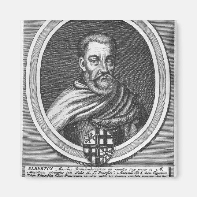 Albert von Brandenburg Magnet (Vorne)