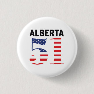 Alberta 51. American Staat WEXIT Button