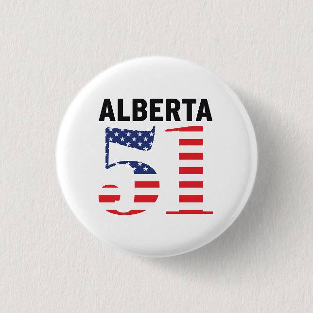 Alberta 51. American Staat WEXIT Button (Vorderseite)