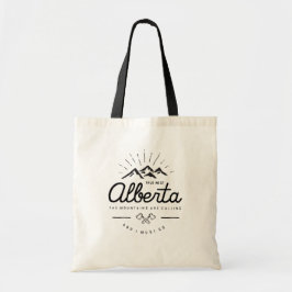 Alberta Berge rufen mich an, ich muss Monotone geh Tragetasche