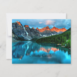 Alberta Canada Picturesque Foto Postkarte