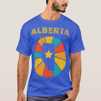 Alberta Canada Vintag Distressed Souvenir T-Shirt
