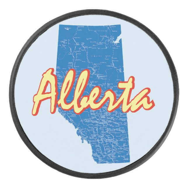 Alberta Eishockey Puck (Vorderseite)