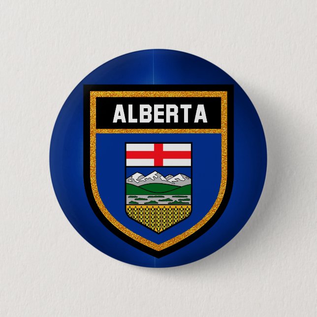 Alberta Flag Button (Vorderseite)