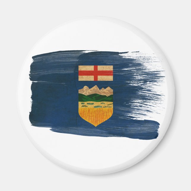 Alberta Flag Magnete Magnet (Vorne)