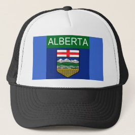 Alberta-Flag-Trucker-Mütze Truckerkappe