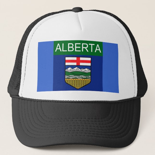 Alberta-Flag-Trucker-Mütze Truckerkappe (Vorderseite)