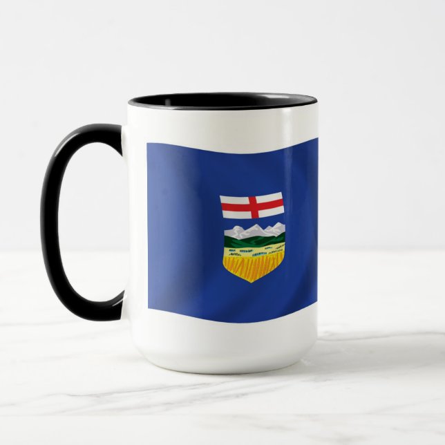 Alberta-Flaggen-Tasse Tasse (Links)